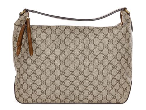 Gucci Supreme Brown Hobo Satchel Bag (2)