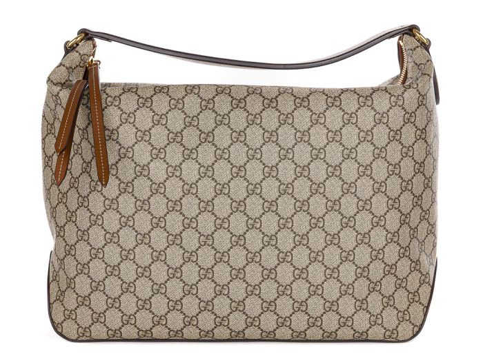 Gucci Supreme Brown Hobo Satchel Bag (2)