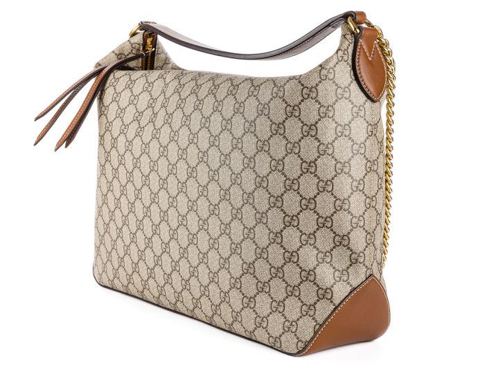 Gucci Supreme Brown Hobo Satchel Bag - Image 2