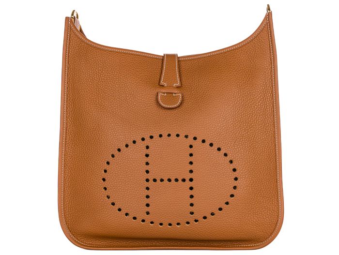 Hermes Brown Evelyne III 29 Bag