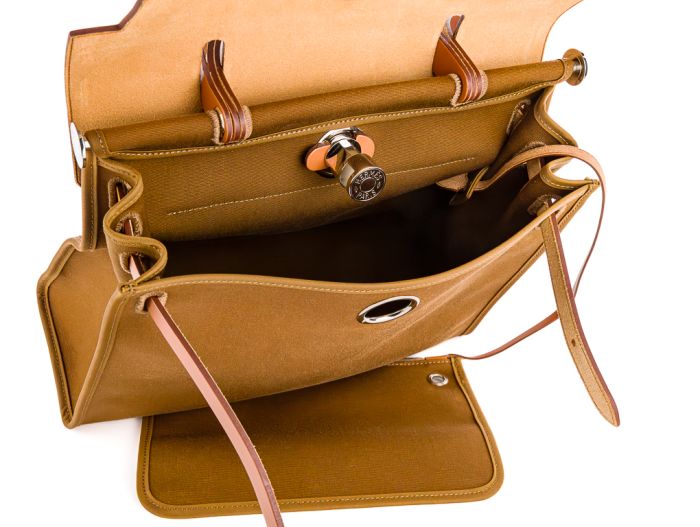 Hermès Brown Herbag 31 Bag - Image 4