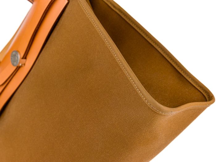 Hermès Brown Herbag 31 Bag - Image 3