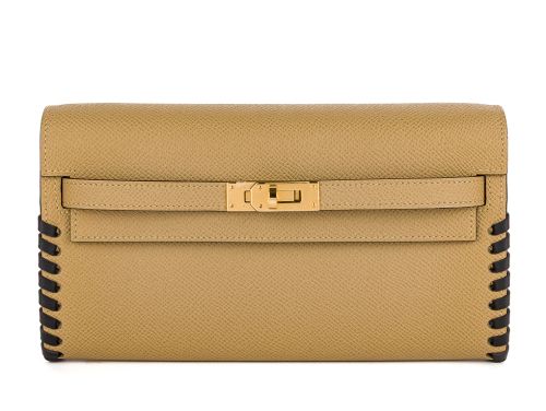 Hermès Kelly To Go Whipstitch Epsom Gold HardwareLeather Bag