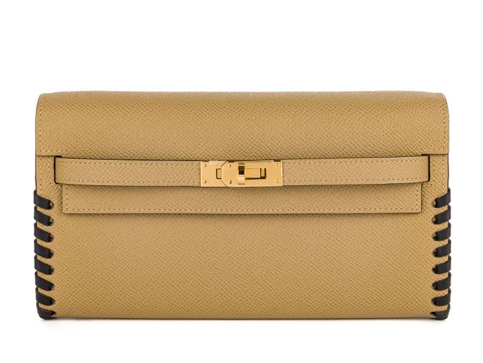 Hermès Kelly To Go Whipstitch Epsom Gold HardwareLeather Bag