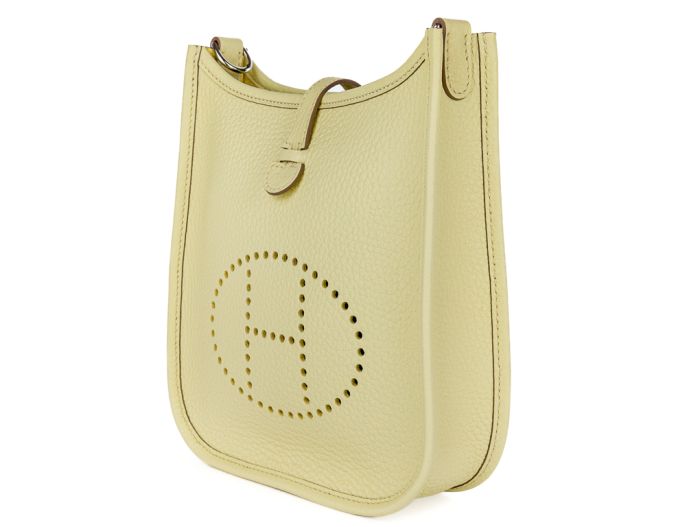 Hermes Mini 16cm Yellow Evelyne Crossbody Bag - Image 2