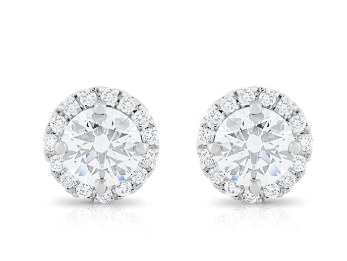 Laboratory Grown Diamond Stud Earrings