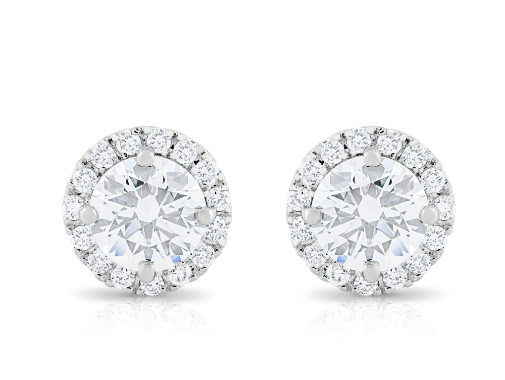 Laboratory Grown Diamond Stud Earrings