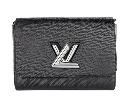 Louis Vuitton Black Epi Monogram Twist MM Bag