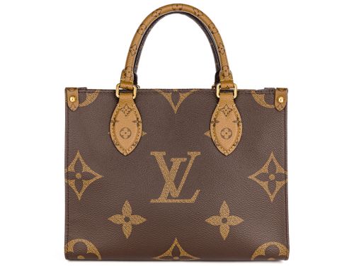 Louis Vuitton Brown Monogram Canvas OnTheGo PM Tote