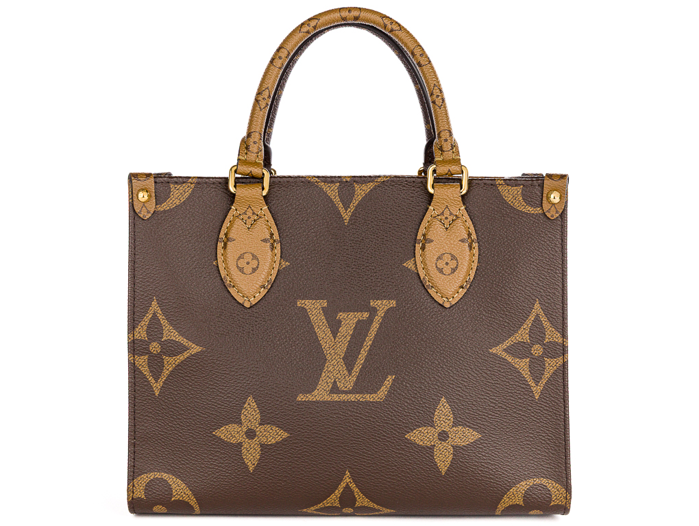 Louis Vuitton Brown Monogram Canvas OnTheGo PM Tote