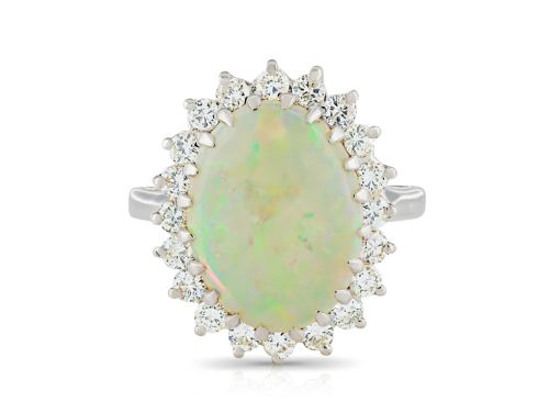 Opal & Diamond Ring (1)