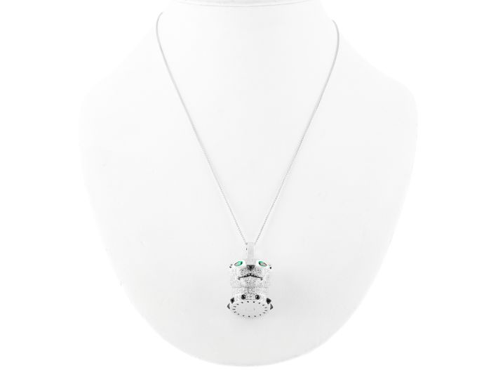 Panther Diamond Onyx Necklace - Image 3