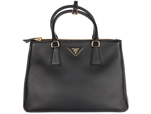 Prada Galleria Black Leather Large Bag