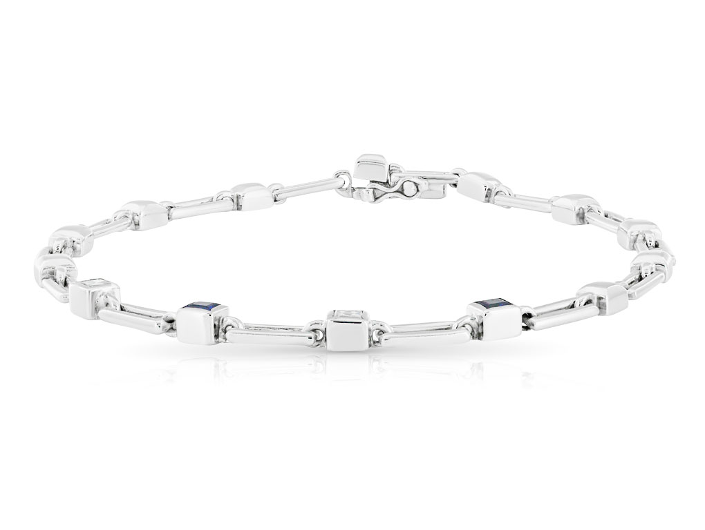 Sapphire & Diamond Bracelet (1)