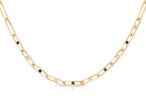 Sapphire & Diamond Necklace (1)