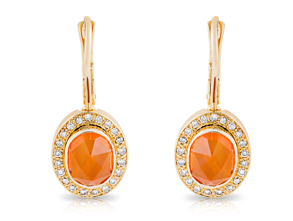 Stephen Webster Citrine & Diamond Earrings (1)