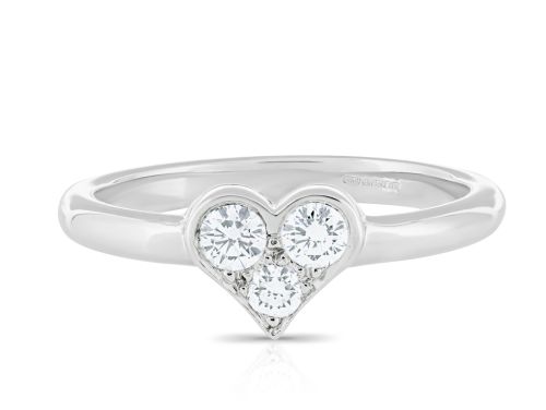 Tiffany & Co Sentimental Diamond Heart Ring (1)