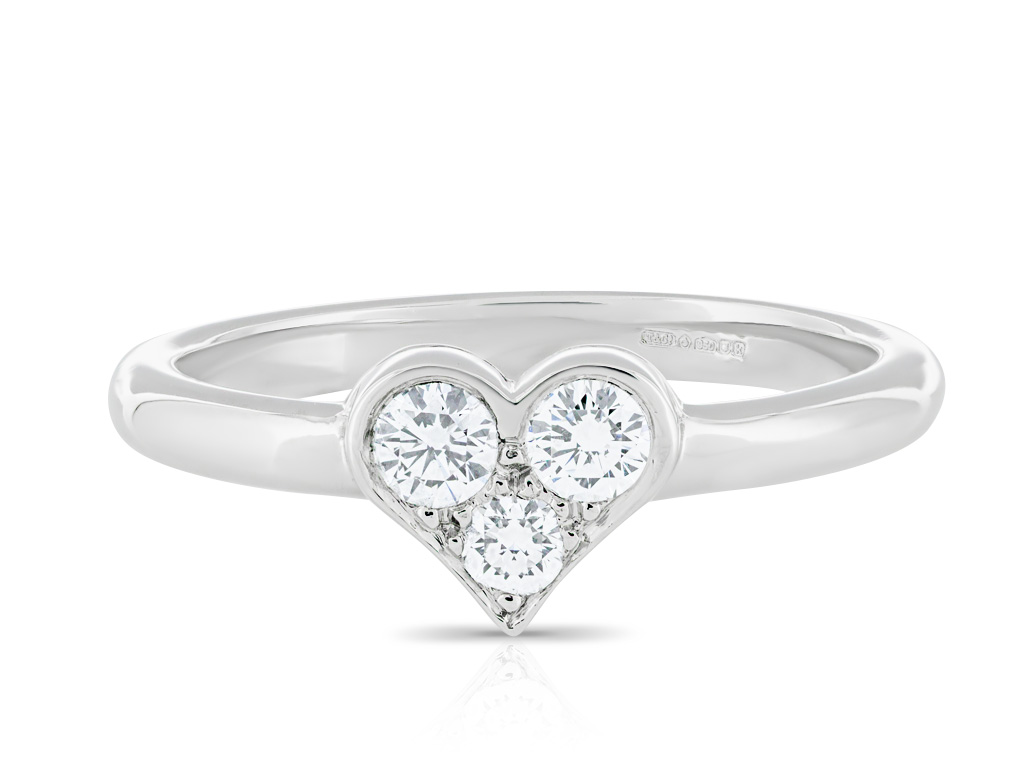 Tiffany & Co Sentimental Diamond Heart Ring (1)