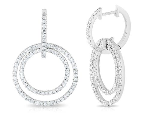 1.78ct Diamond Circular Earrings (2)