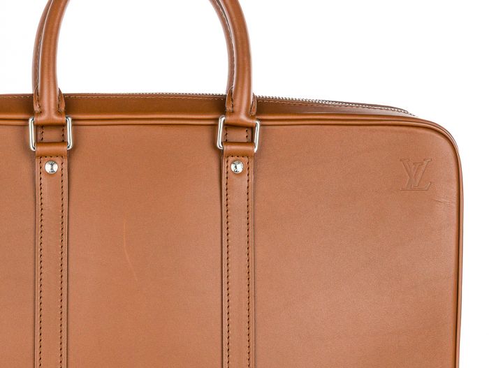 Louis Vuitton Porte-Documents Voyage PM Leather Briefcase Bag