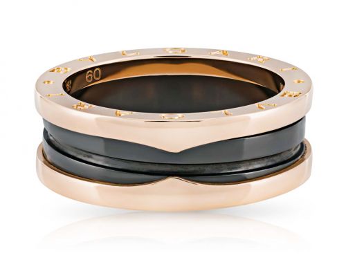 Bvlgari Black Ceramic B.Zero Ring