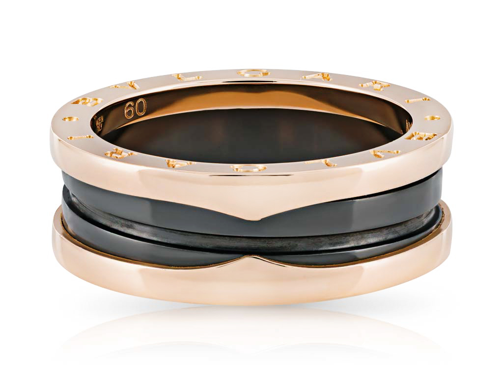 Bvlgari Black Ceramic B.Zero Ring