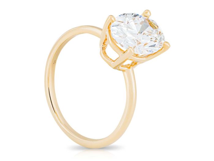 3.13ct Laboratory Oval Cut Diamond Ring - Image 2