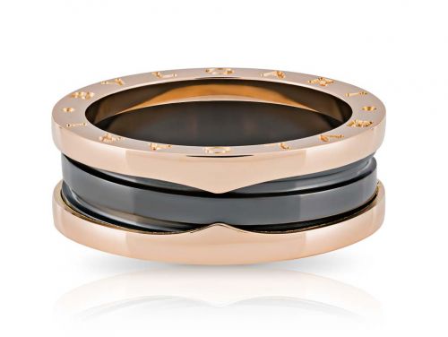 Bvlgari Black Ceramic B.Zero Ring