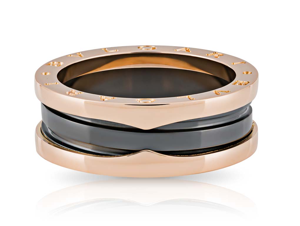 Bvlgari Black Ceramic B.Zero Ring