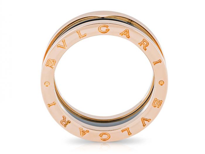 Bvlgari Black Ceramic B.Zero Ring