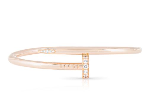 Cartier Diamond Juste Un Clou Bracelet 17, Classic Model