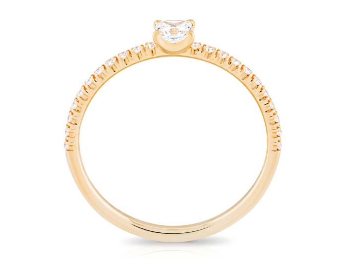 Cartier Étincelle De Cartier Princess-Cut Diamond Ring 18ct Yellow Gold - Image 3