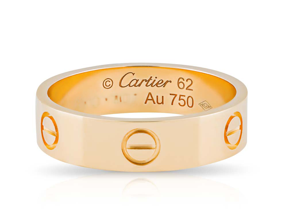 Cartier Love Ring 62, Classic Model in 18ct Yellow Gold