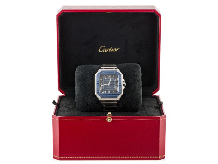 Cartier Santos 40mm Stainless Steel Watch - Image 5