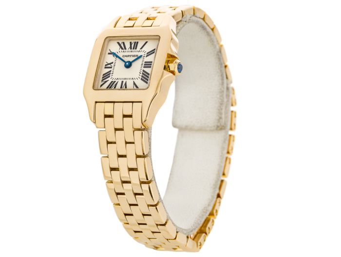 Cartier Santos Demoiselle 20mm Gold Watch - Image 2