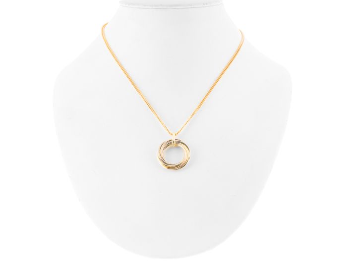 Cartier Trinity Seven Row Diamond Pendant Necklace - Image 3