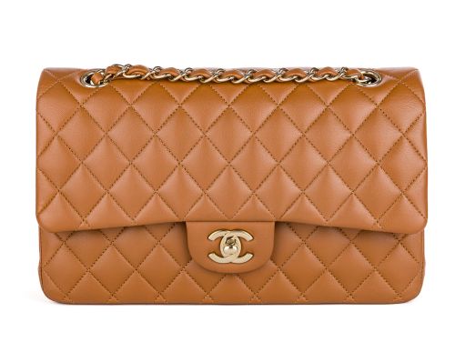 Chanel Brown Classic Medium Double Flap Bag