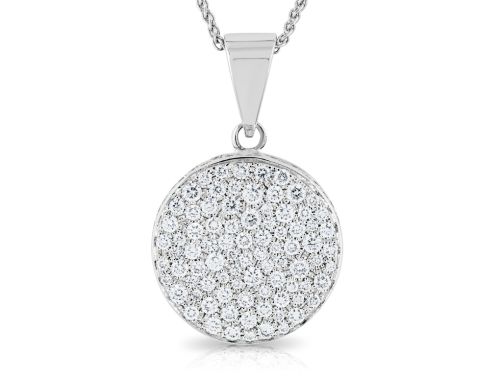 Circular Diamond Necklace