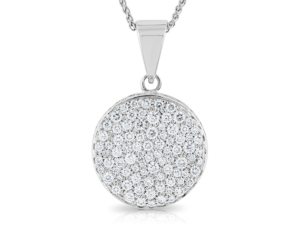Circular Diamond Necklace