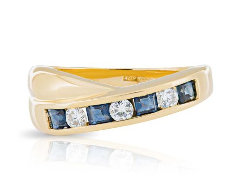 Diamond and Sapphire Ring (1)