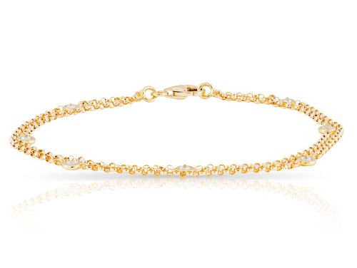 Double Row Diamond Bracelet (1)
