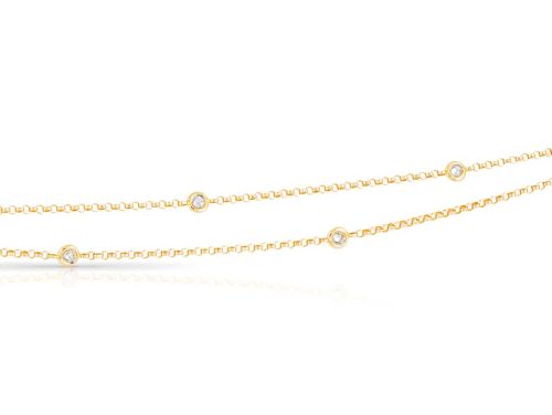 Double Row Diamond Bracelet (2)