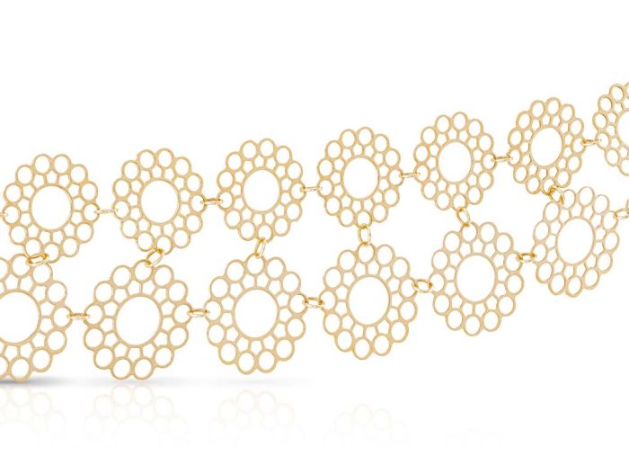 Floral Set of Earrings, Bracelet & Necklace - Image 5