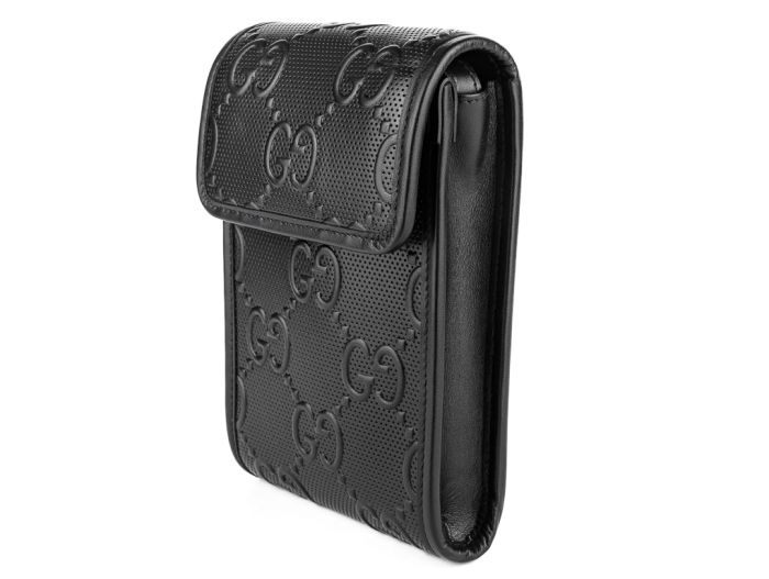 Gucci Black GG Logo Embossed Mini Bag - Image 2