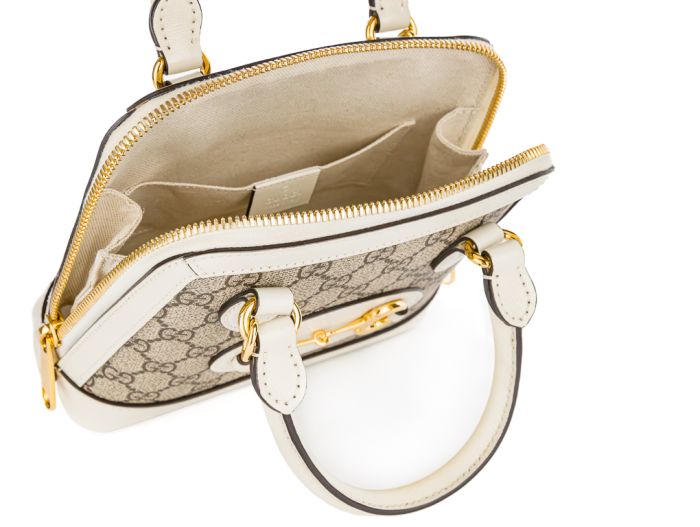 Gucci Horsebit 1955 Mini Top Handle Tote And Crossbody Bag - Image 4