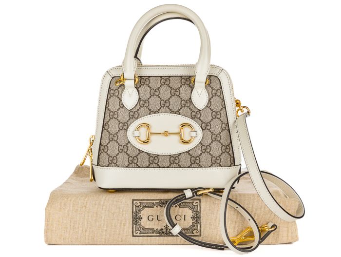 Gucci Horsebit 1955 Mini Top Handle Tote And Crossbody Bag - Image 6