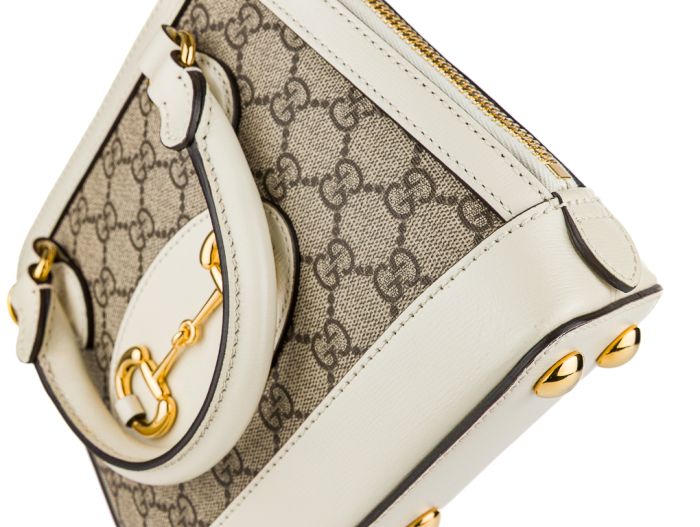 Gucci Horsebit 1955 Mini Top Handle Tote And Crossbody Bag - Image 3