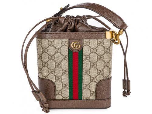Gucci Ophidia Gg Canvas Bucket Bag