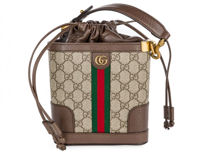 Gucci Ophidia Gg Canvas Bucket Bag