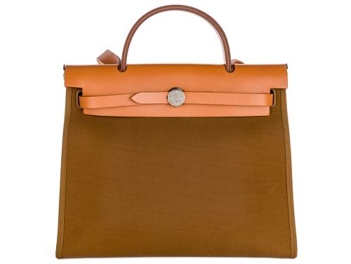 Hermès Brown Herbag 31 Bag